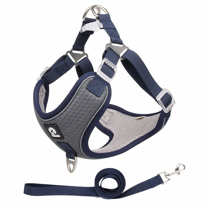 The Perfect Companion for Your Furry Friend: Breathable Pet Harness Adjustable Leash