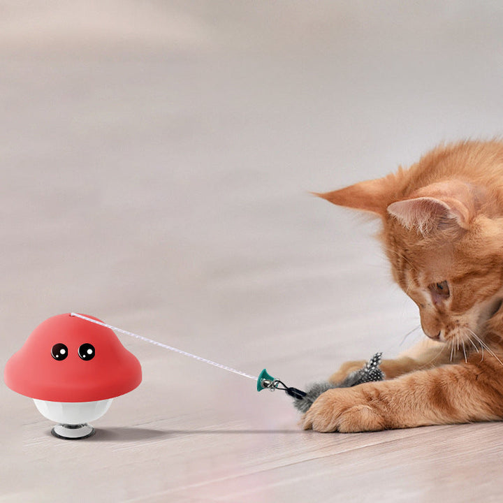 Unleash the Fun with the Pet Suction Cup Wand Teaser Retractable Exercise Toy