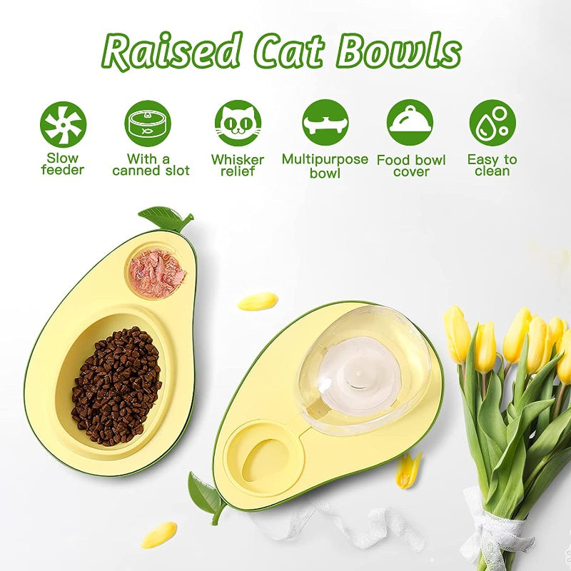 Transform Your Pet's Feeding Routine with Our Automatic Water Bottle and Slow Feeding Bowl
