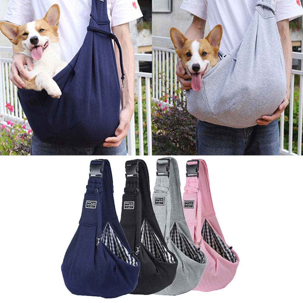 Pet Travel Shoulder Carrier Cotton Comfort Crossbody Sling Bag