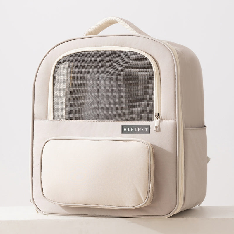 Pet Carrier Backpack Breathable Warm Comfortable Mesh Window Travel Bag