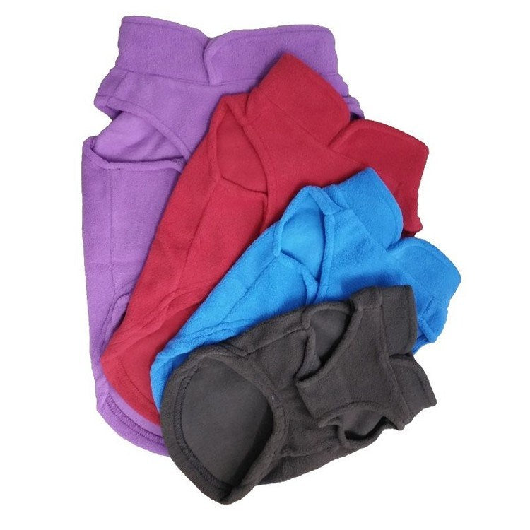 Fleece Pet Coat Jacket Vest For Small Pet