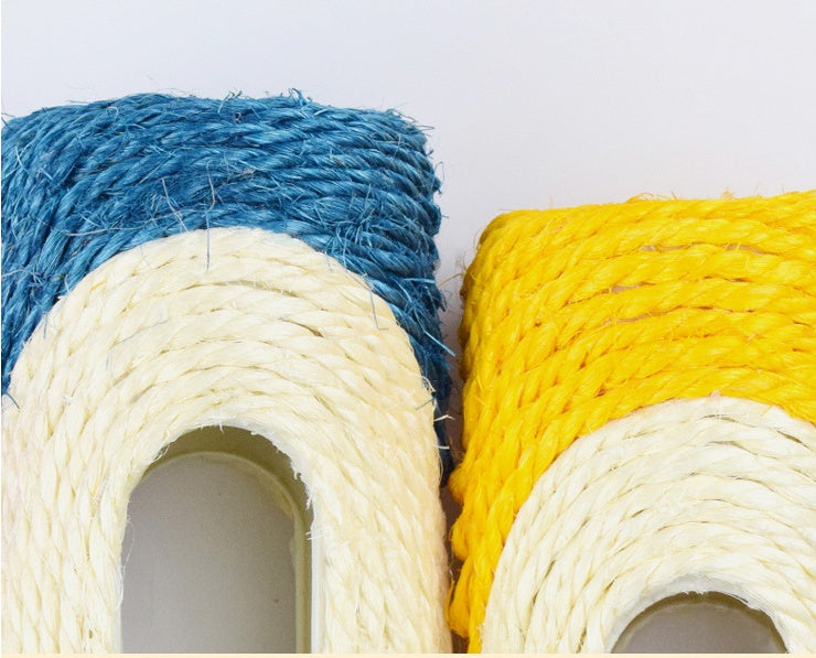 Long Sisal Drum Pet Toy Set Of Three