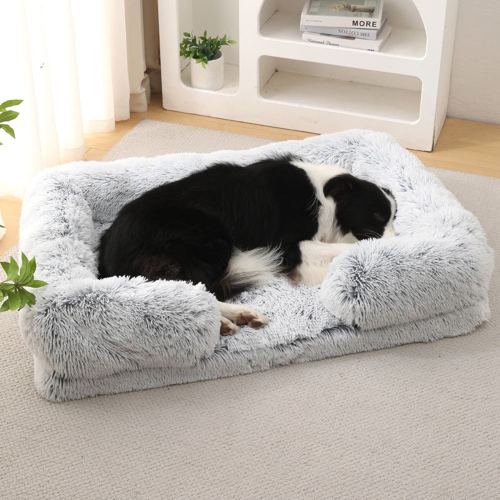Pet Plush Round Winter Sleeping Bed