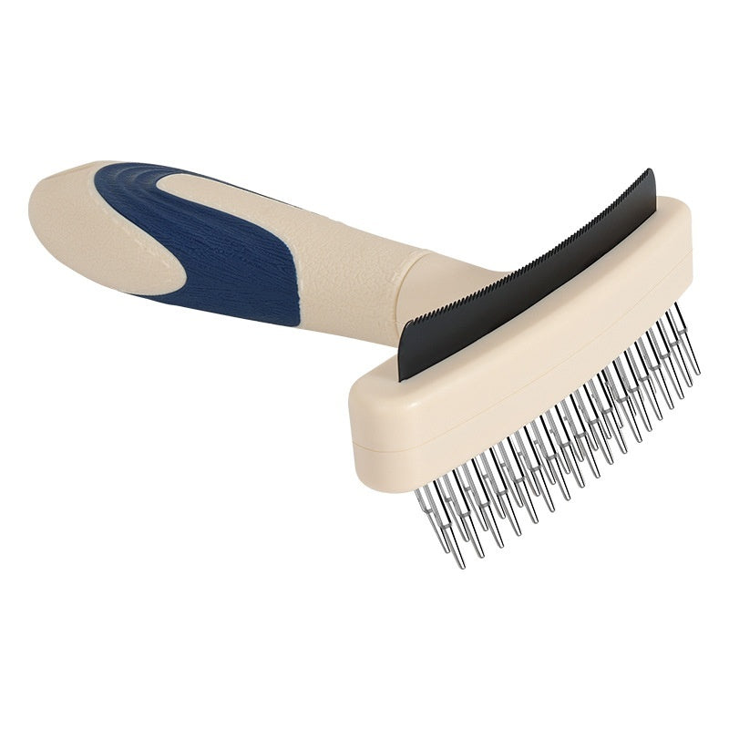 Pet Grooming Brush For Removing Loose Fur And Detangling