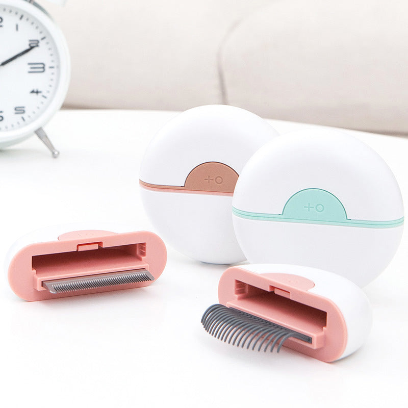 Pet Steel Grooming Comb For Dematting And Shedding Control