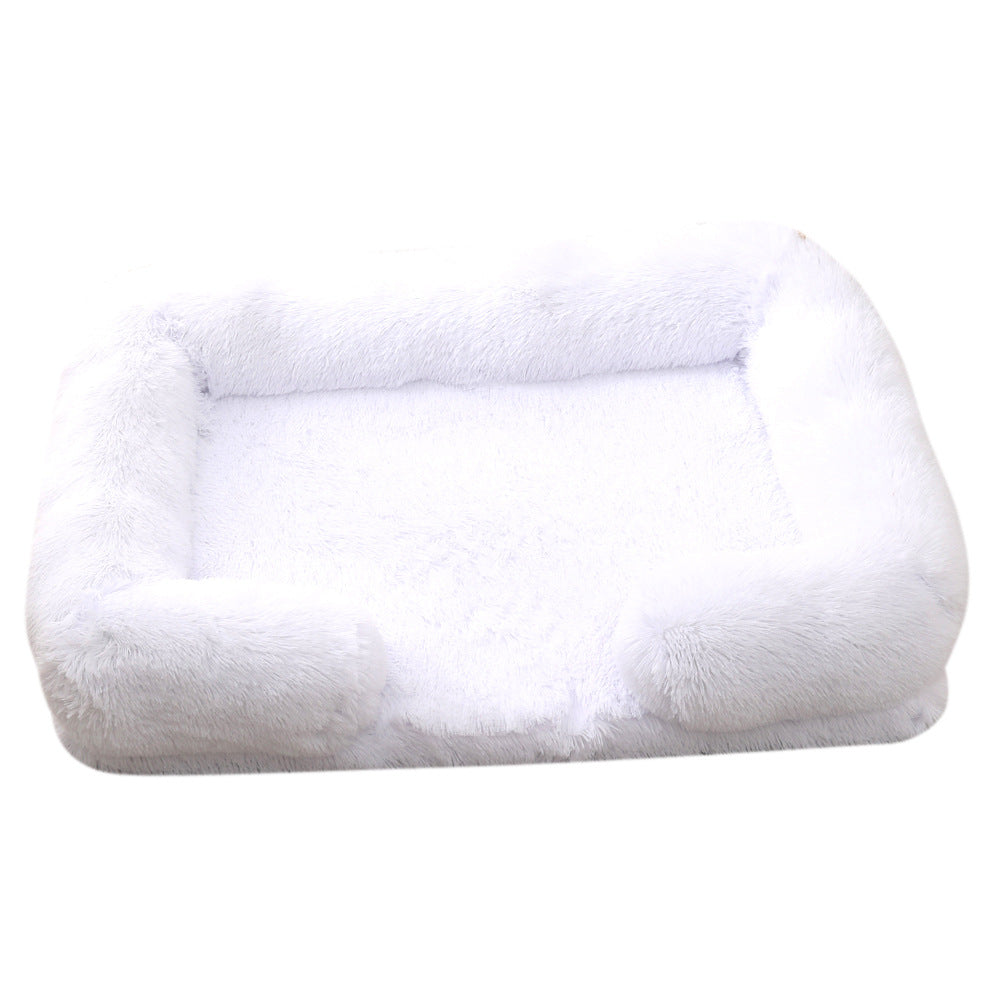 Pet Plush Round Winter Sleeping Bed