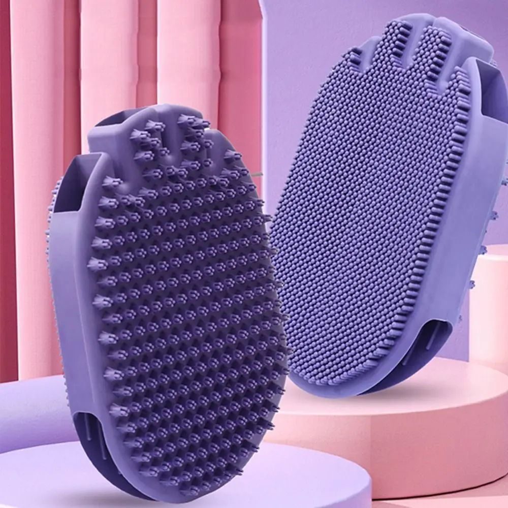 Pet Dual Sided Shampoo And Massage Grooming Brush