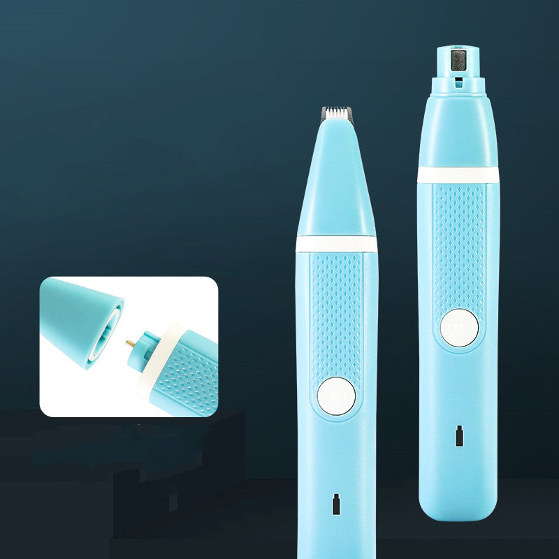 Pet Dual Purpose Nail Polisher And Hair Trimmer