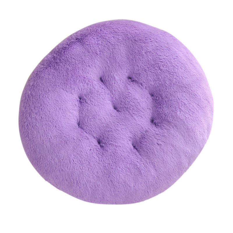 Pet Round Plush Warm Sleeping Mat Bed