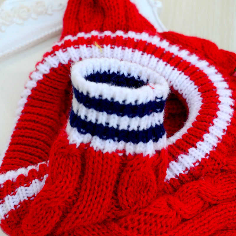 Pet Sweater Warm Soft Knit Apparel