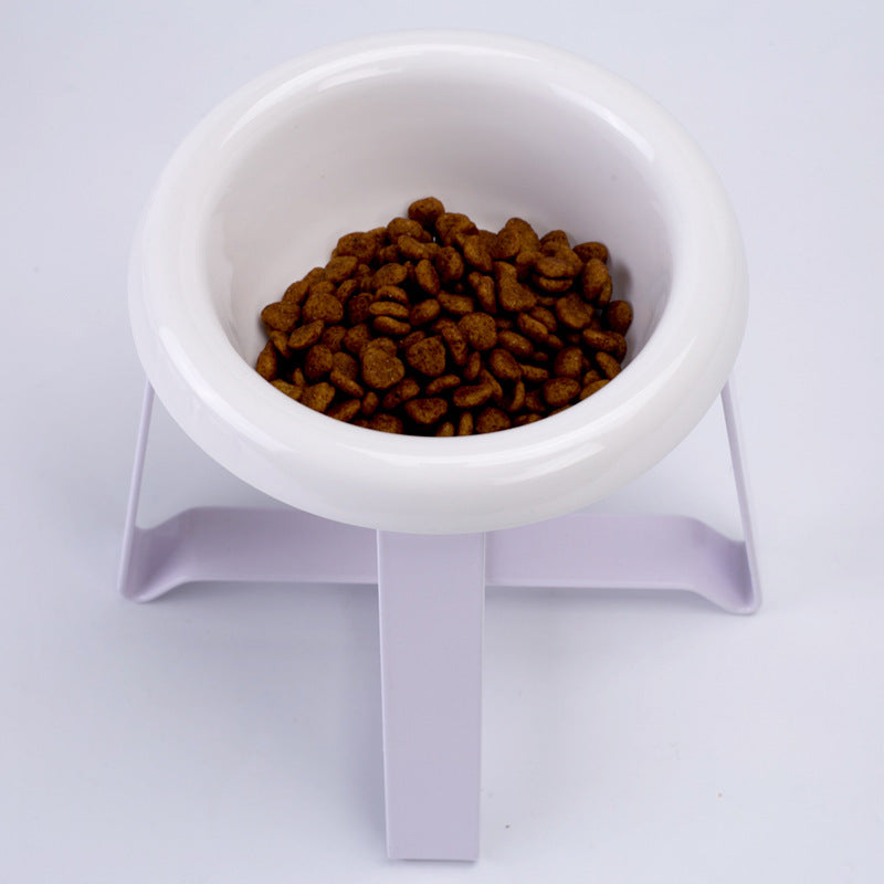 Pet Creative Anti Slip Feeding Bowl With Iron Stand