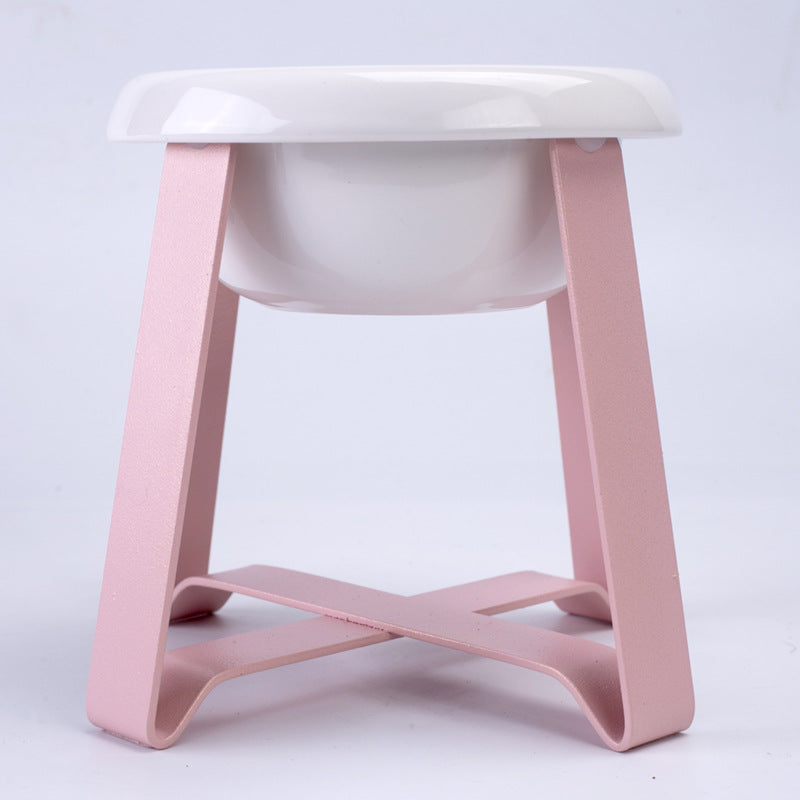 Pet Creative Anti Slip Feeding Bowl With Iron Stand