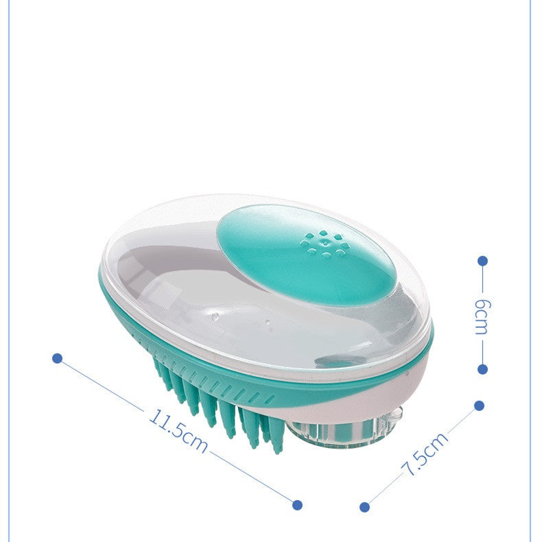 Pet Bath Brush Massage Hair Removal Cleaning Tool For Pets