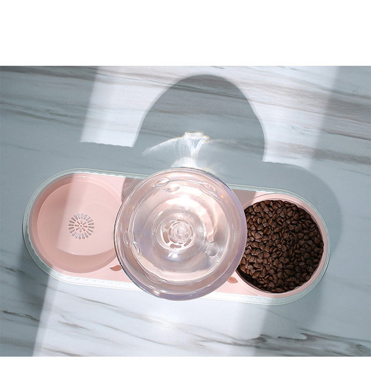 Pet Automatic Feeder Water Bowl Drinking Station
