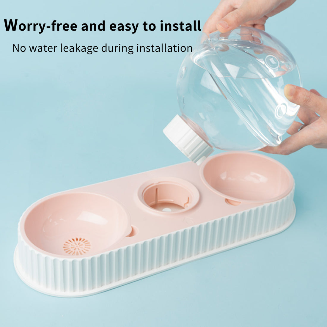 Pet Automatic Feeder Water Bowl Drinking Station