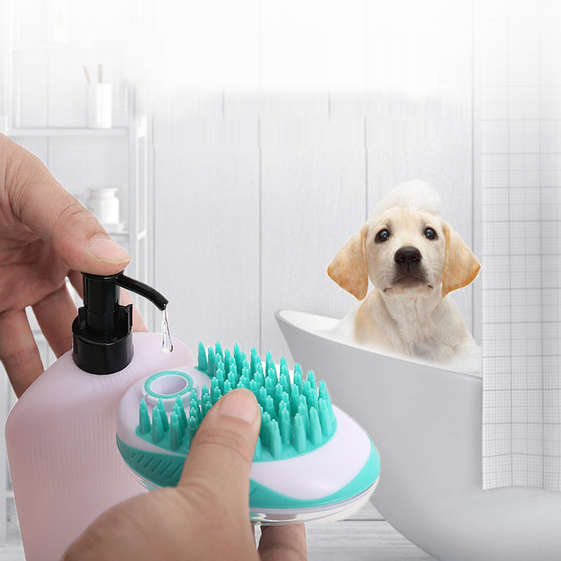 Pet Bath Brush Massage Hair Removal Cleaning Tool For Pets
