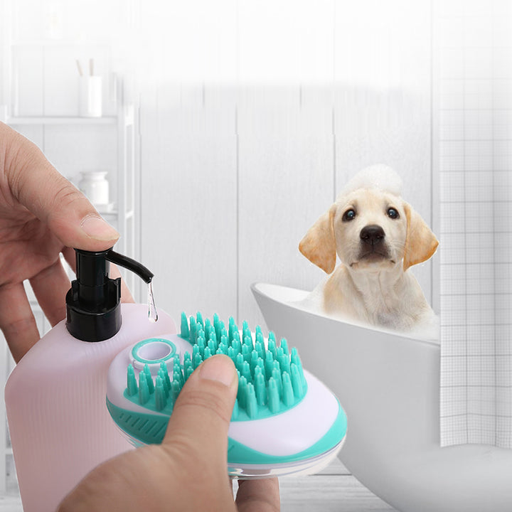 Pet Bath Brush Massage Hair Removal Cleaning Tool For Pets