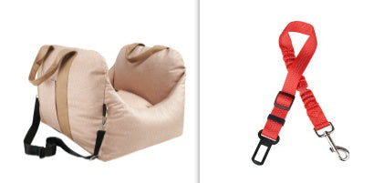 Pet Car Carrier Seat Waterproof Portable Travel Safety Basket
