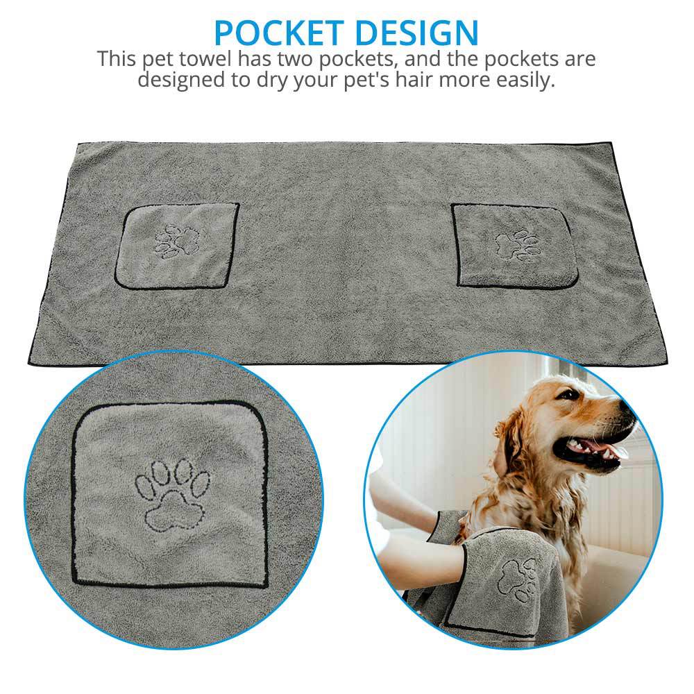 Pet Bathrobe Super Absorbent Large Quick Drying Towel For Pets