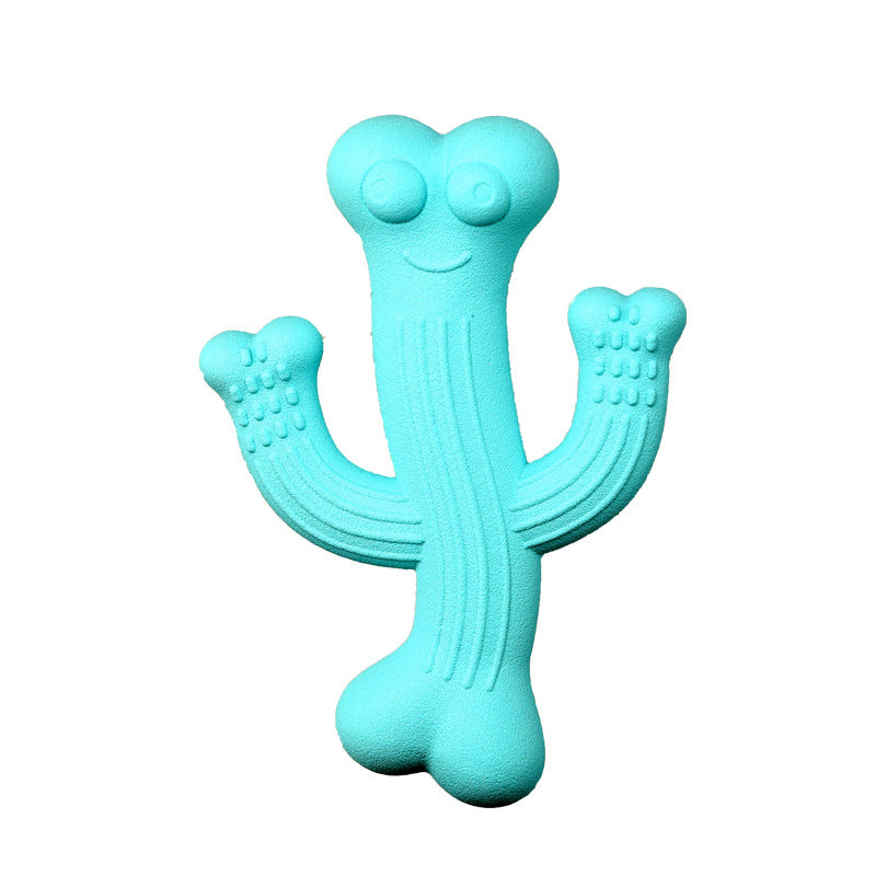 Pet Cactus Chew Toy Ultra Durable Interactive Boredom Toy