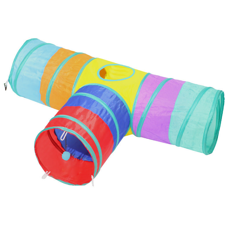 Pet Foldable Tunnel Climbing Path Educational Toy