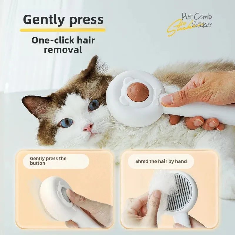 Pet Rechargeable Two In One Nail Trimmer Grooming Brush