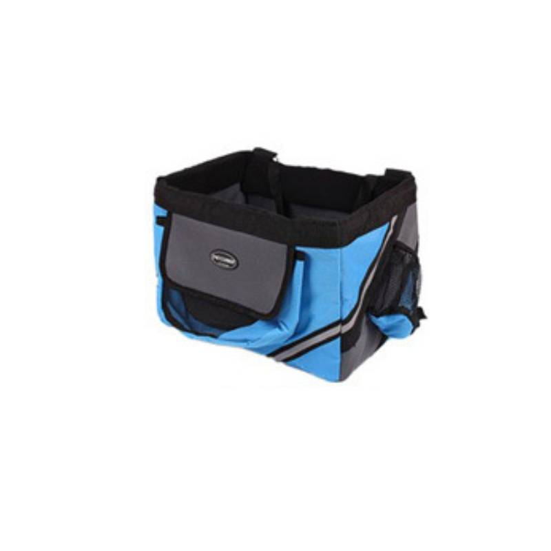 Pet Bicycle Carrier Front Removable Handlebar Basket Bag