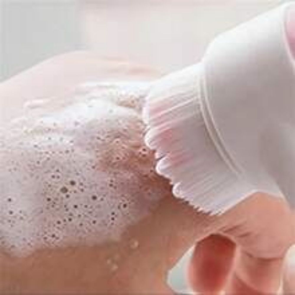 Easy Clean Nylon Pet Paw Grooming Massage Brush