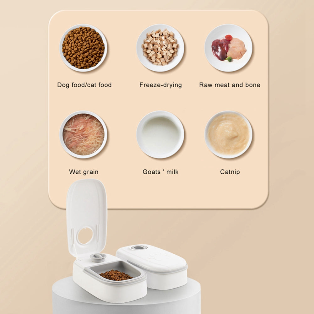 Pet Automatic Smart Food Dispenser With Timer Bowl