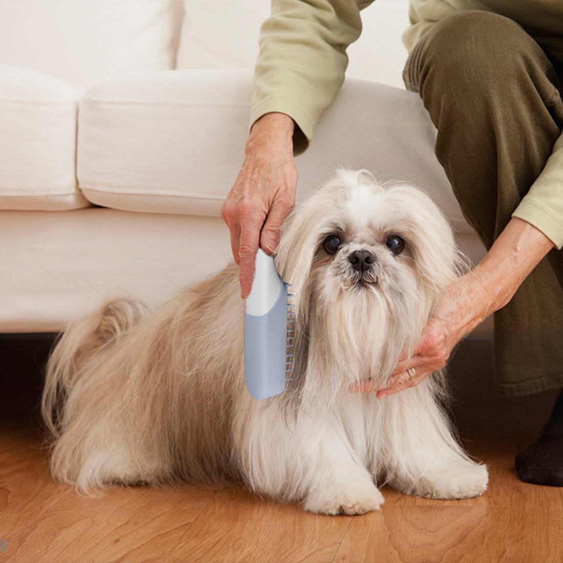 Pet Silicone Massage Grooming Brush For Cleaning And Deodorizing