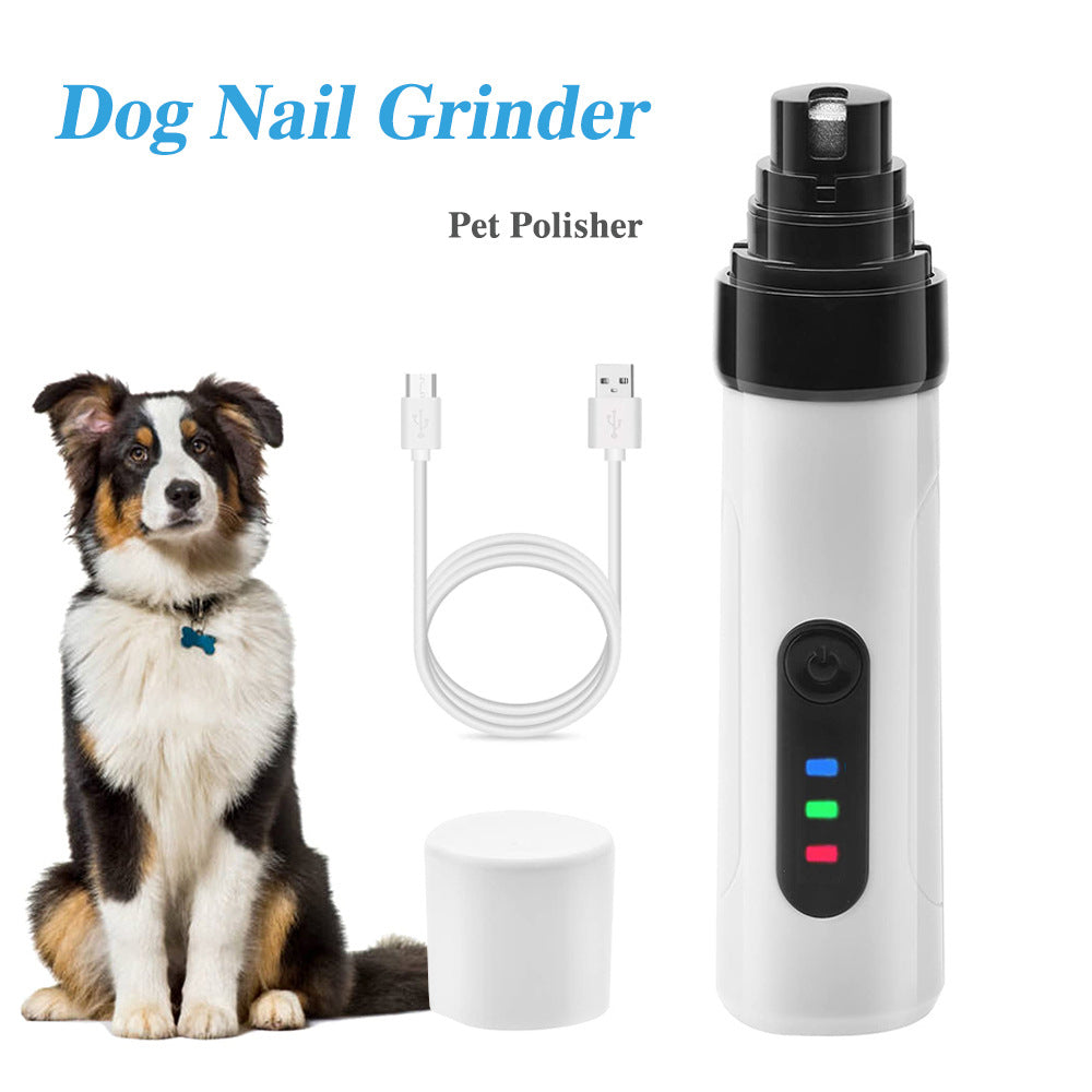 Pet Electric Nail Grinder And Grooming Trimmer Rechargeable USB