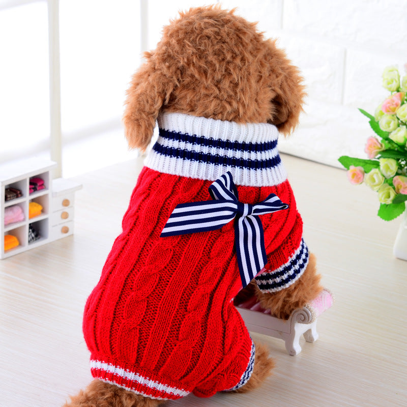 Pet Sweater Warm Soft Knit Apparel