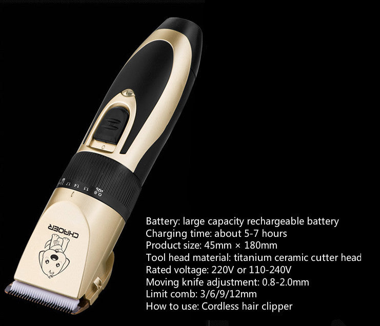 Pet Professional Electric Grooming Trimmer And Clipper