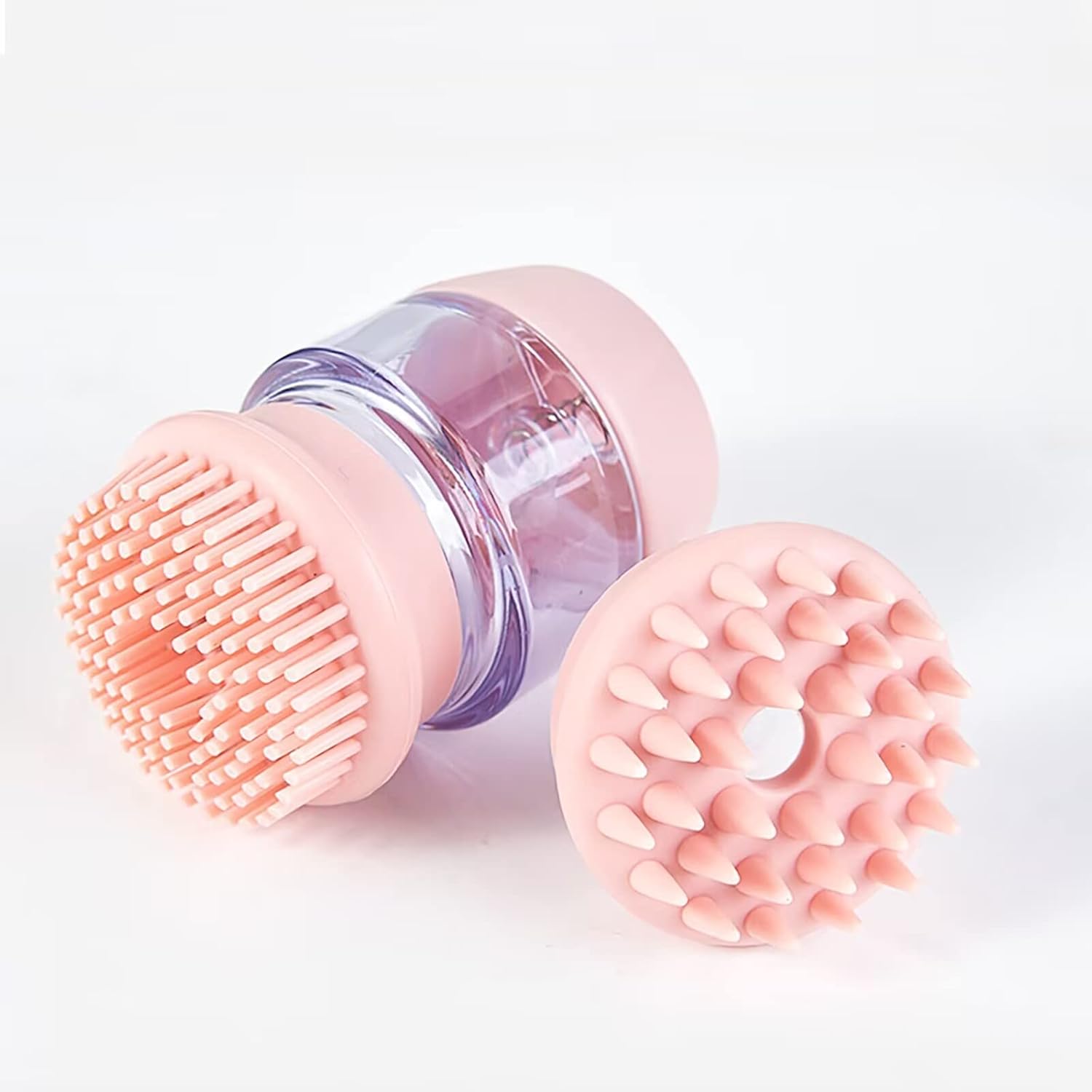 Pet Silicone Bath Brush Shampoo Dispenser Grooming Tool