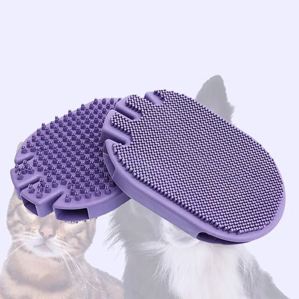 Pet Dual Sided Shampoo And Massage Grooming Brush
