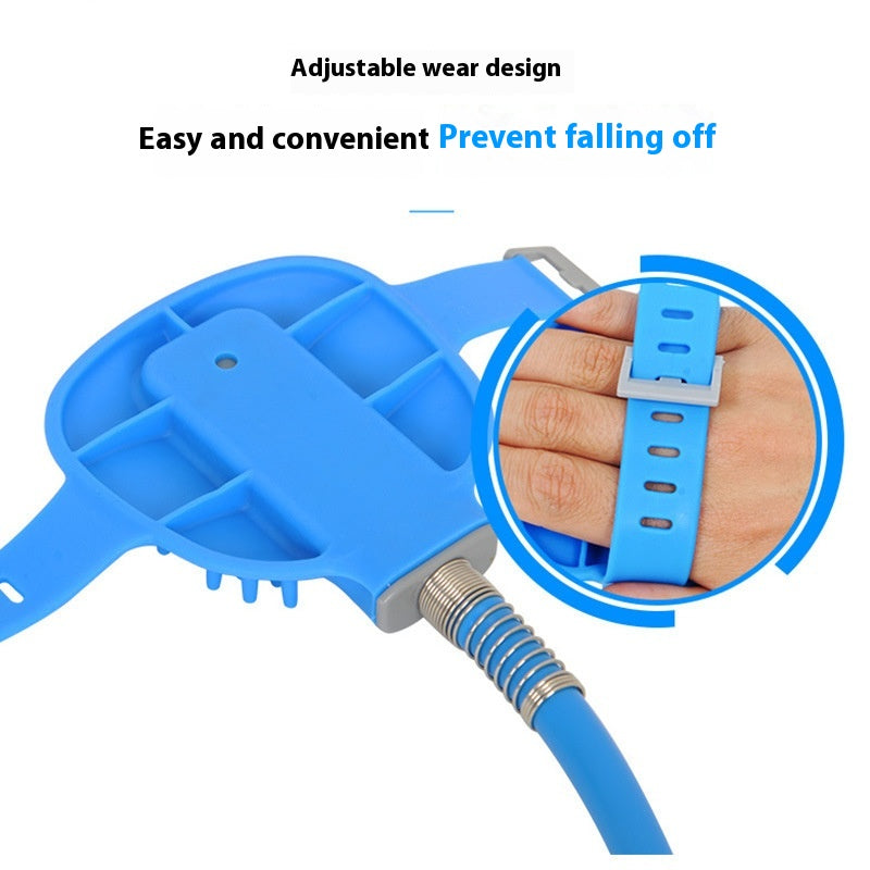 Pet Bath Gloves Silicone Massage Shower Cleaning Tool For Pets