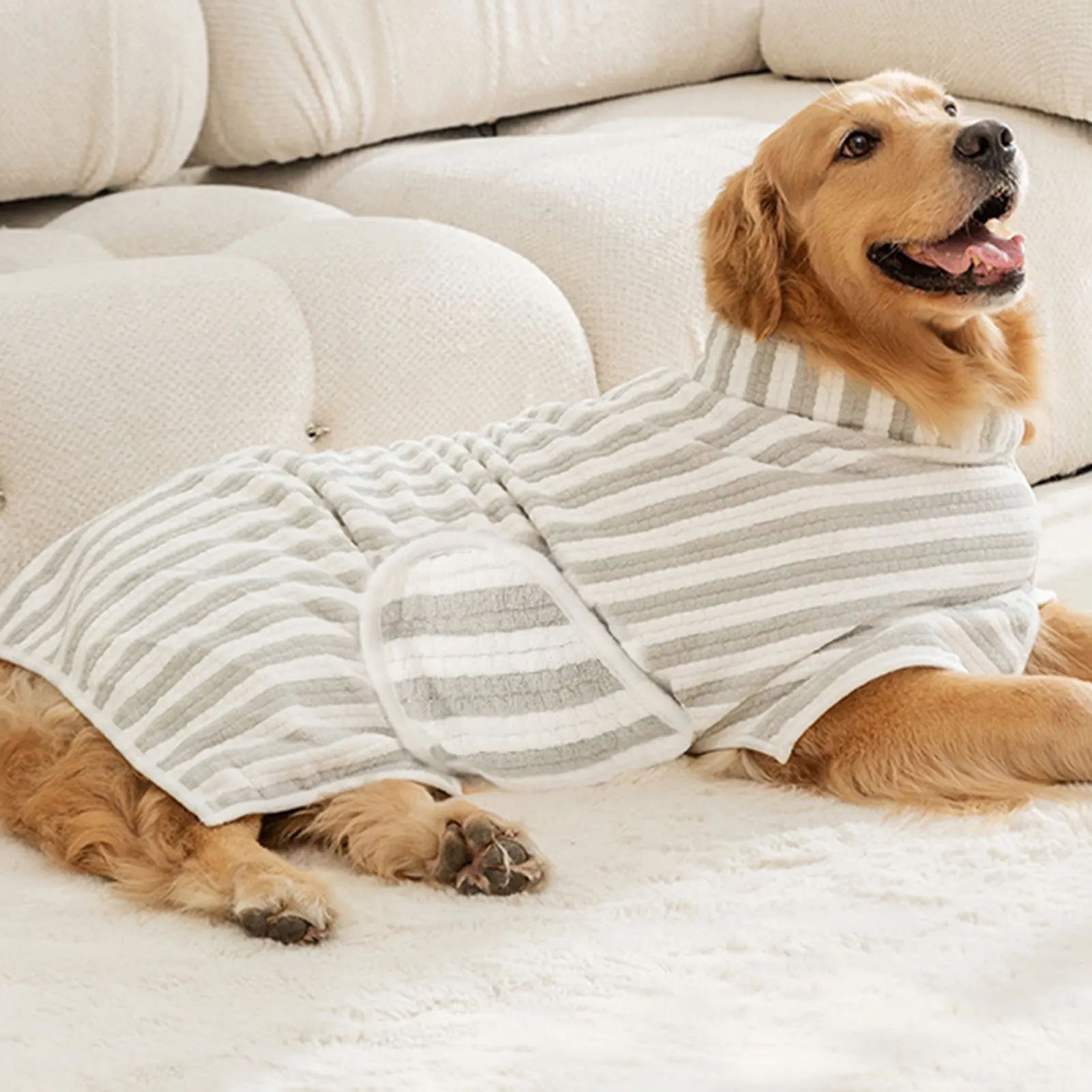 Pet Towel Ultra Absorbent Quick Drying Thick Bathrobe For Pets