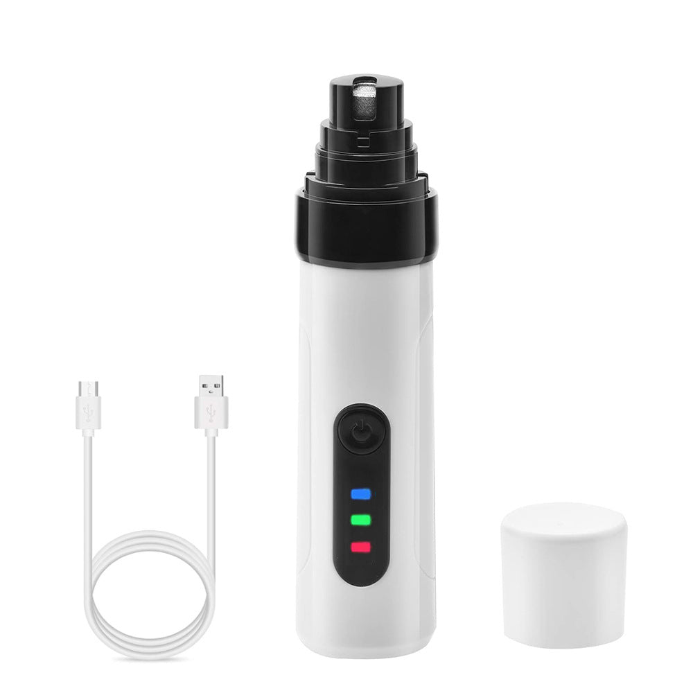 Pet Electric Nail Grinder And Grooming Trimmer Rechargeable USB