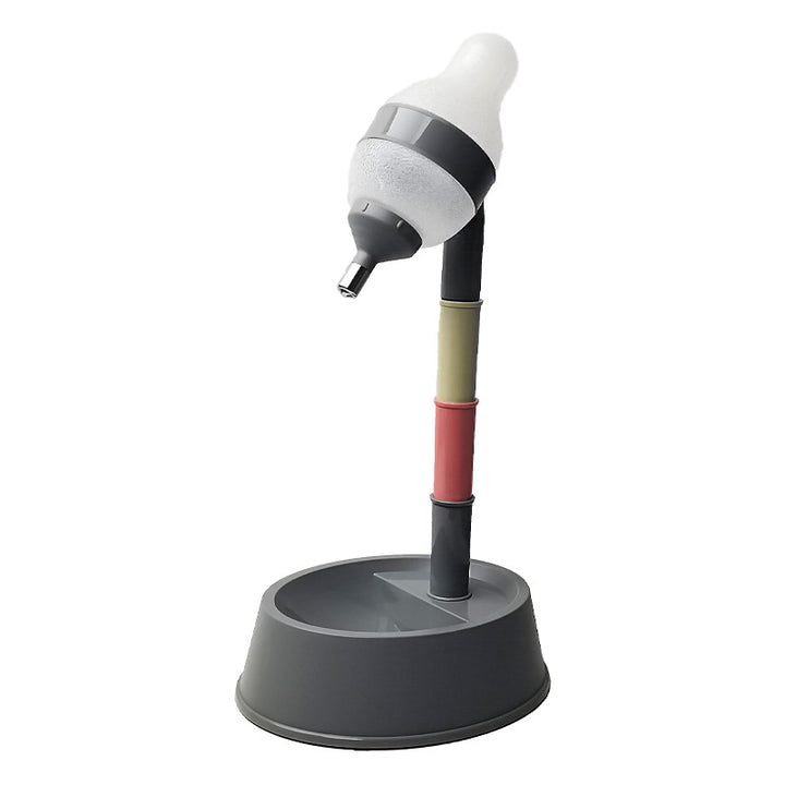 Pet Standing Drinking Bowl With Lick Ball Feeder