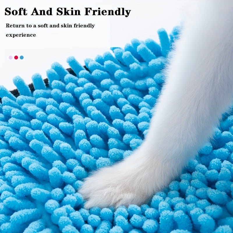 Absorbent Microfiber Pet Drying Towel Hand Pocket Quick Dry
