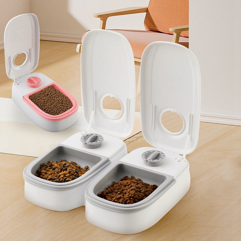 Pet Automatic Smart Food Dispenser With Timer Bowl