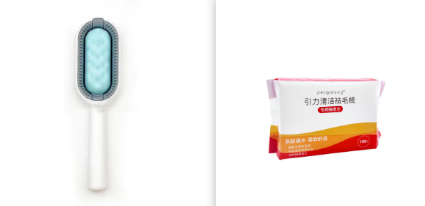 Pet Dematting Grooming Brush For Removing Loose And Sticky Fur