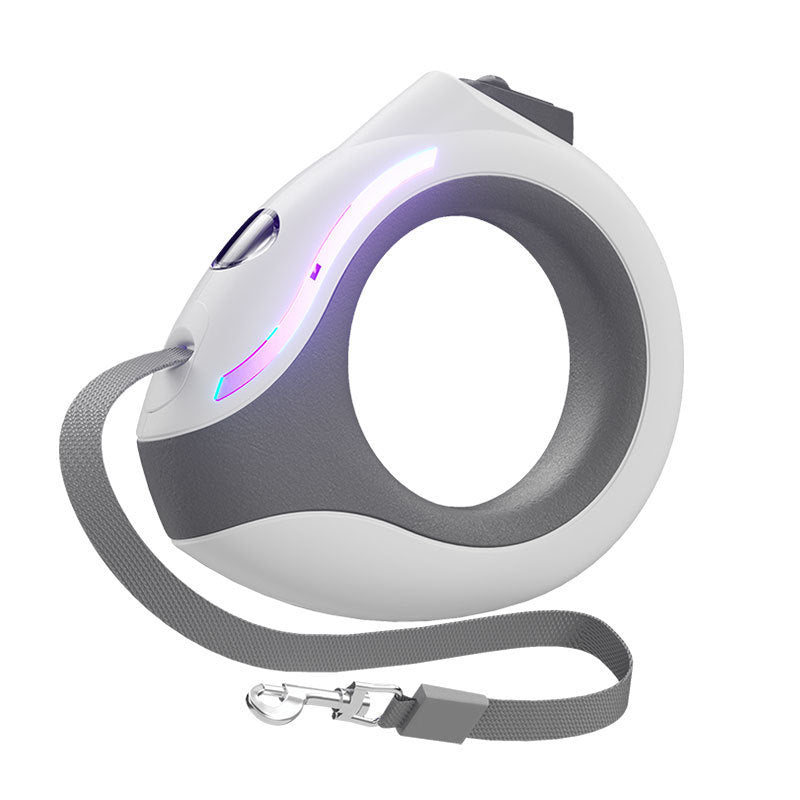 Pet Retractable Luminous Light Ring Walking Leash