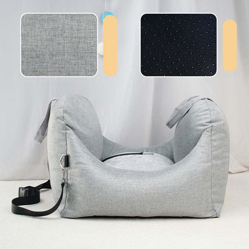 Pet Carrier Car Seat Detachable Washable Four Seasons Portable