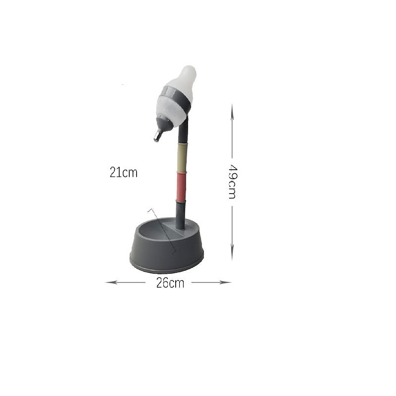 Pet Standing Drinking Bowl With Lick Ball Feeder