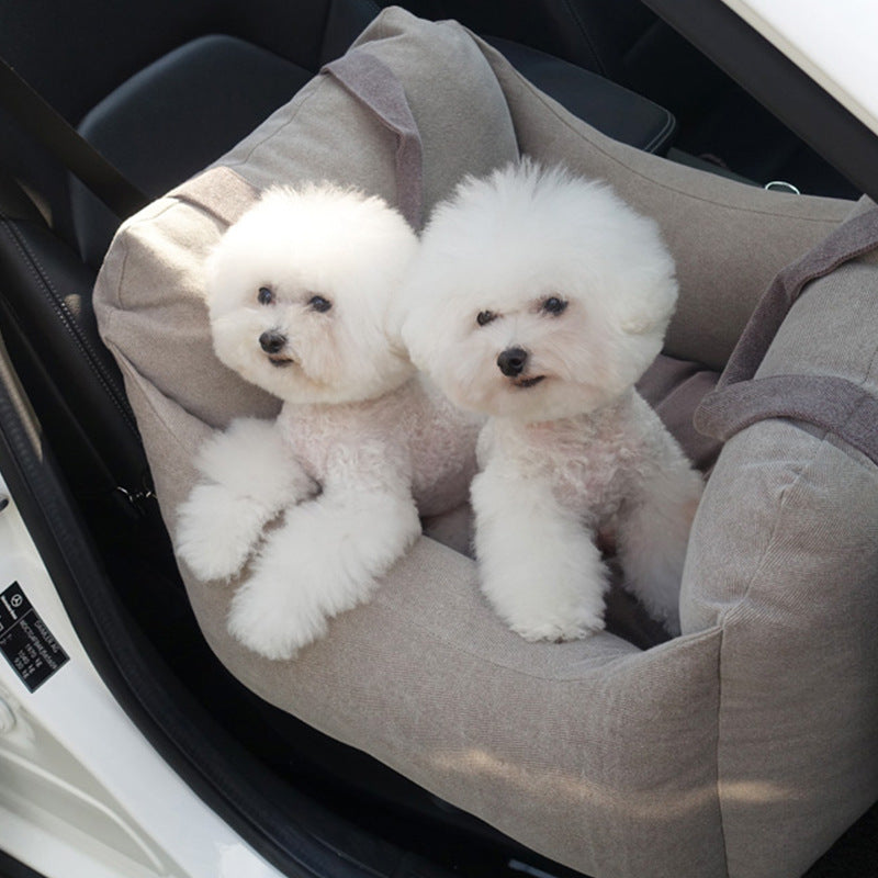 Pet Car Carrier Seat Waterproof Portable Travel Safety Basket