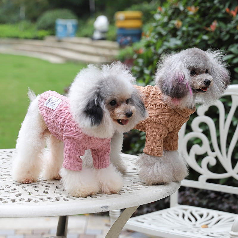 Pet Sweater Warm Soft Winter Knit Apparel