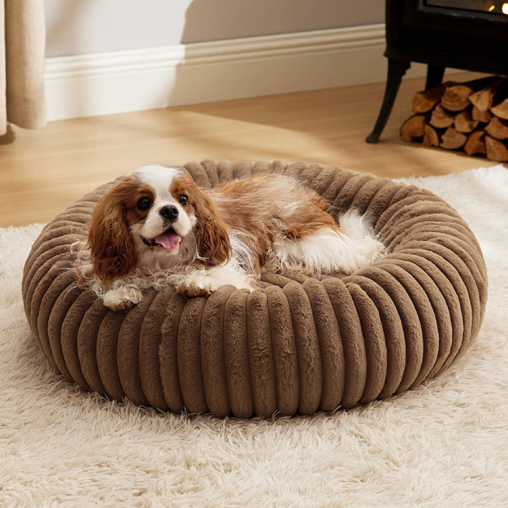 Pet High Grammage Plush Round Winter Warm Sleeping Mat