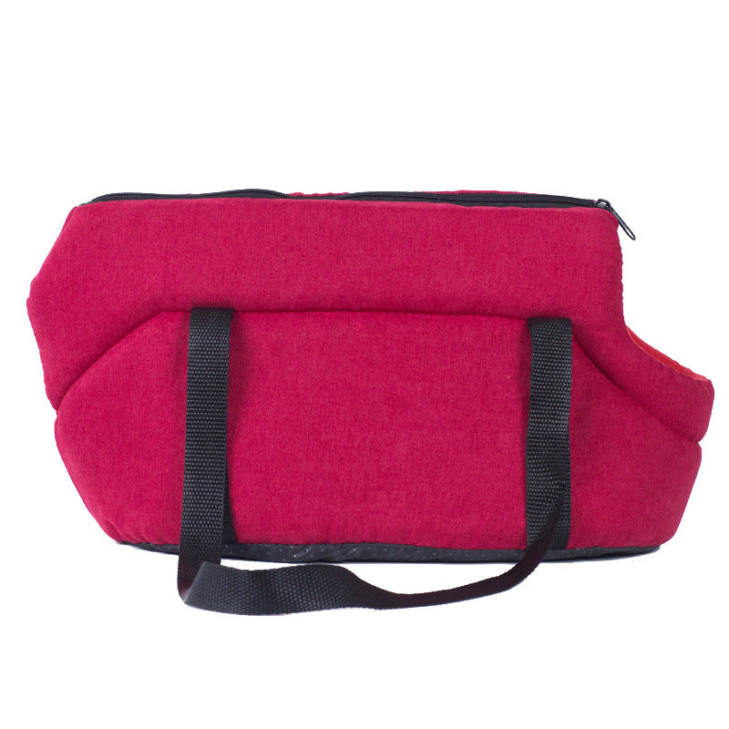 Pet Carrier Bag Mesh Breathable Foldable Portable Travel Handbag